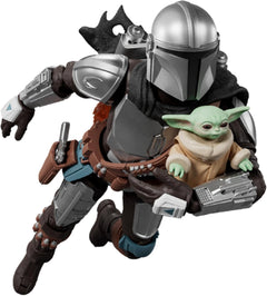 Blokees: Star Wars The Mandalorian and Grogu - Din Djarin and Grogu Model Kit Toys & Games Blokees