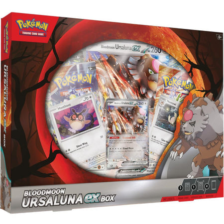 Pokemon TCG: Bloodmoon Ursaluna ex Box Card Game Pokemon   