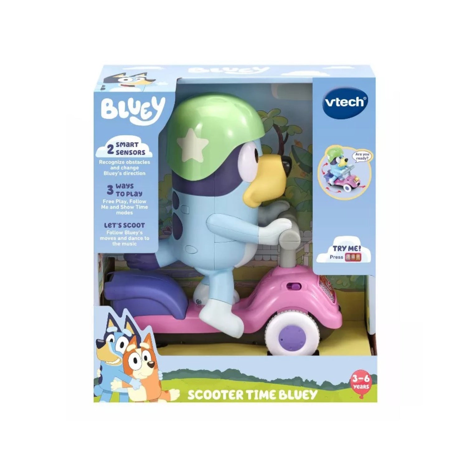 Bluey Scooter Time Playset – Gioco Con Bluey E Bingo, Dai 3 Ai 12 Anni