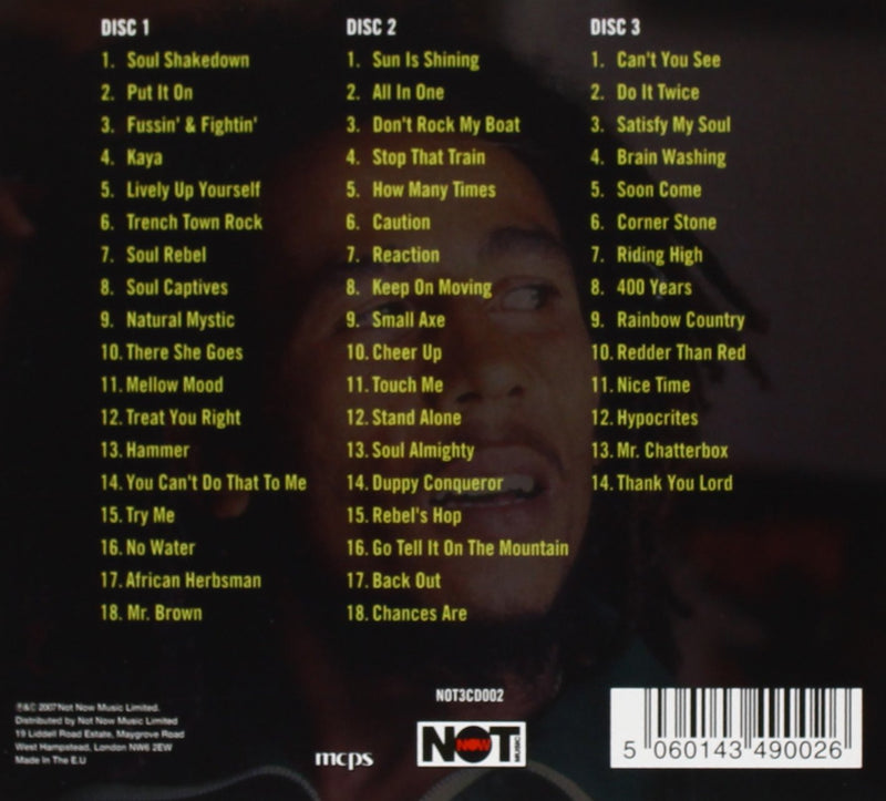 Bob Marley: A Legend 50 Reggae Classics - 3CD Set [Audio CD] Music (CD) Not Now Music