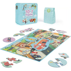 Boppi: 10 in 1 Toddler Jigsaw Puzzle - Vehicles Toys & Games Boppi