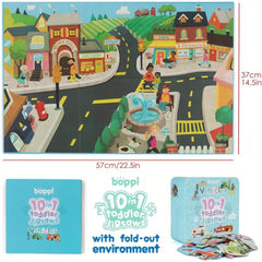 Boppi: 10 in 1 Toddler Jigsaw Puzzle - Vehicles Toys & Games Boppi