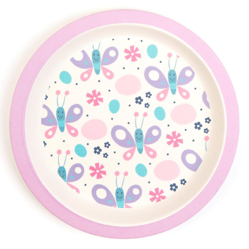 Boppi: Bamboo Dinnerware 5-Piece Set - Butterflies Toys & Games Boppi