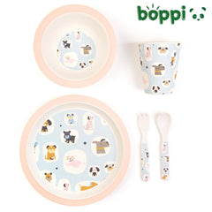 Boppi: Bamboo Dinnerware 5-Piece Set - Dogs Home and Hardware Boppi