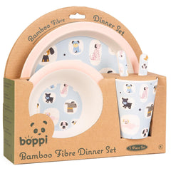 Boppi: Bamboo Dinnerware 5-Piece Set - Dogs Home and Hardware Boppi