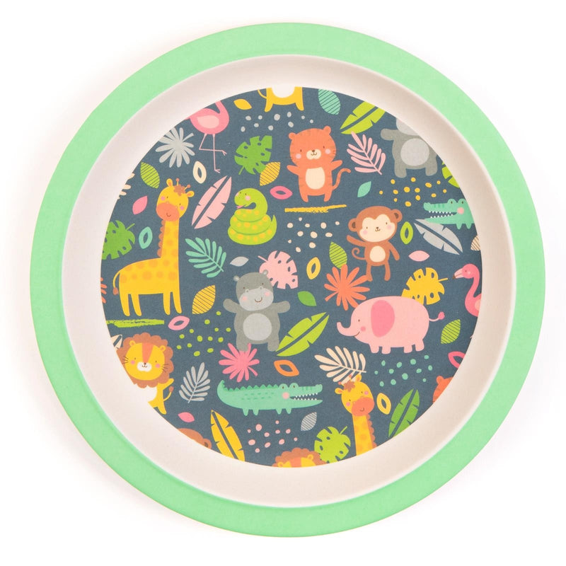 Boppi: Bamboo Dinnerware 5-Piece Set - Jungle Set 2 Toys & Games Boppi