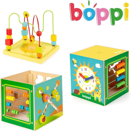 Boppi: Large Wooden Activity Playbox Toys & Games Boppi