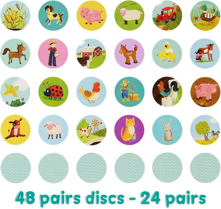 Boppi: Pairs Memory Game Farmyard Board Game Boppi