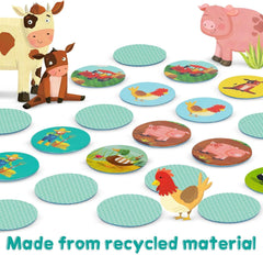 Boppi: Pairs Memory Game Farmyard Board Game Boppi