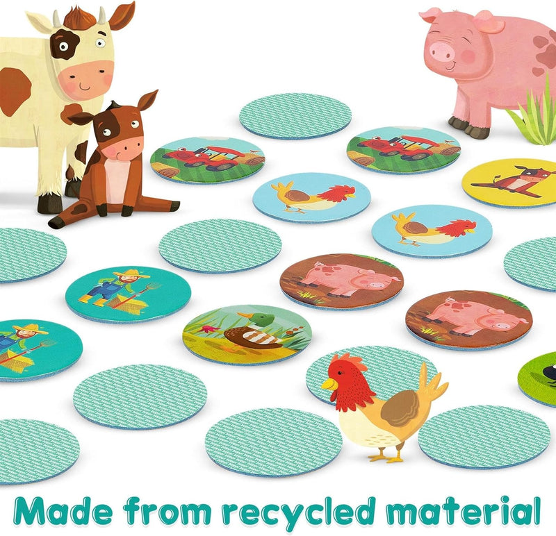 Boppi: Pairs Memory Game Farmyard Board Game Boppi