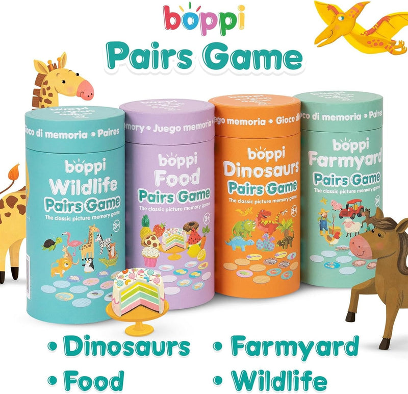 Boppi: Pairs Memory Game Farmyard Board Game Boppi