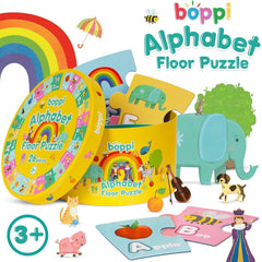 Boppi: Round Alphabet Floor Puzzle - 26 Piece Puzzle Toys & Games Boppi