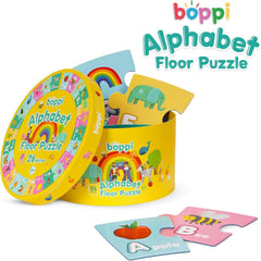 Boppi: Round Alphabet Floor Puzzle - 26 Piece Puzzle Toys & Games Boppi