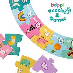 Boppi: Round Alphabet Floor Puzzle - 26 Piece Puzzle Toys & Games Boppi