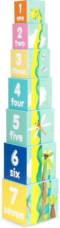 Boppi Stacking Cubes - Dinosaurs Toys & Games Boppi