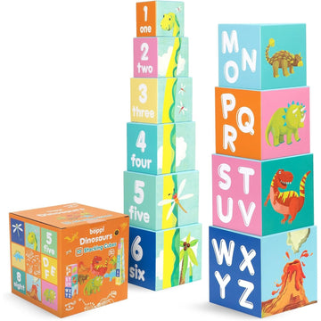 Boppi Stacking Cubes - Dinosaurs Toys & Games Boppi