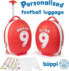 Boppi: Tiny Trekker Luggage Case - Football Red Clothing and Apparel Boppi