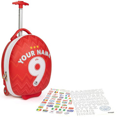 Boppi: Tiny Trekker Luggage Case - Football Red Clothing and Apparel Boppi