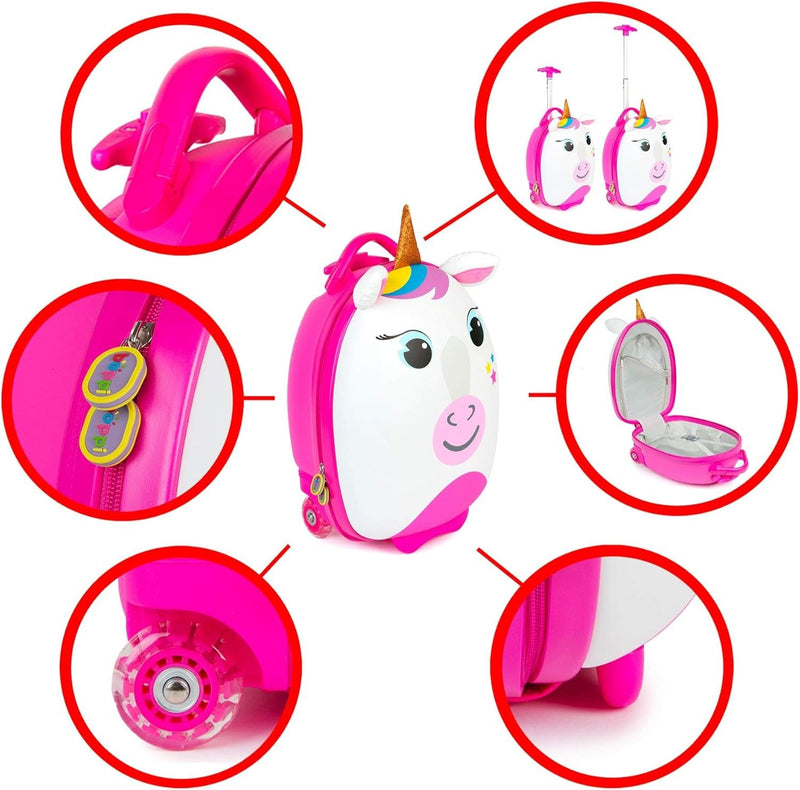 Boppi: Tiny Trekker Luggage Case - Unicorn Clothing and Apparel Boppi
