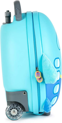 Boppi: Tiny Trekker Rolling Luggage Case - Aeroplane Clothing and Apparel Boppi