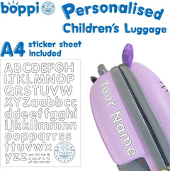 Boppi: Tiny Trekker Rolling Luggage Case - Aeroplane Clothing and Apparel Boppi