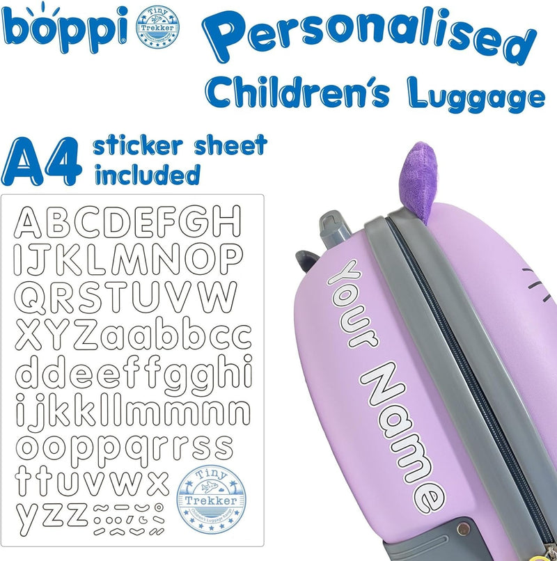 Boppi: Tiny Trekker Rolling Luggage Case - Aeroplane Clothing and Apparel Boppi