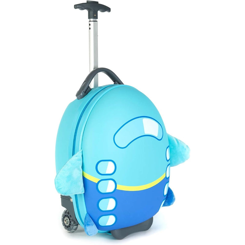 Boppi: Tiny Trekker Rolling Luggage Case - Aeroplane Clothing and Apparel Boppi