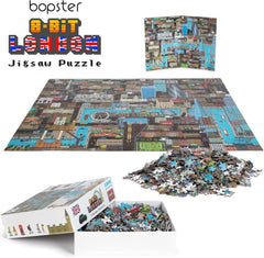 Bopster: 8-Bit London - 1000 Piece Puzzle Toys & Games Bopster