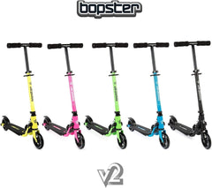 Bopster: Bopster V2 - 2 Wheeled Folding Scooter - Green Toys & Games Bopster