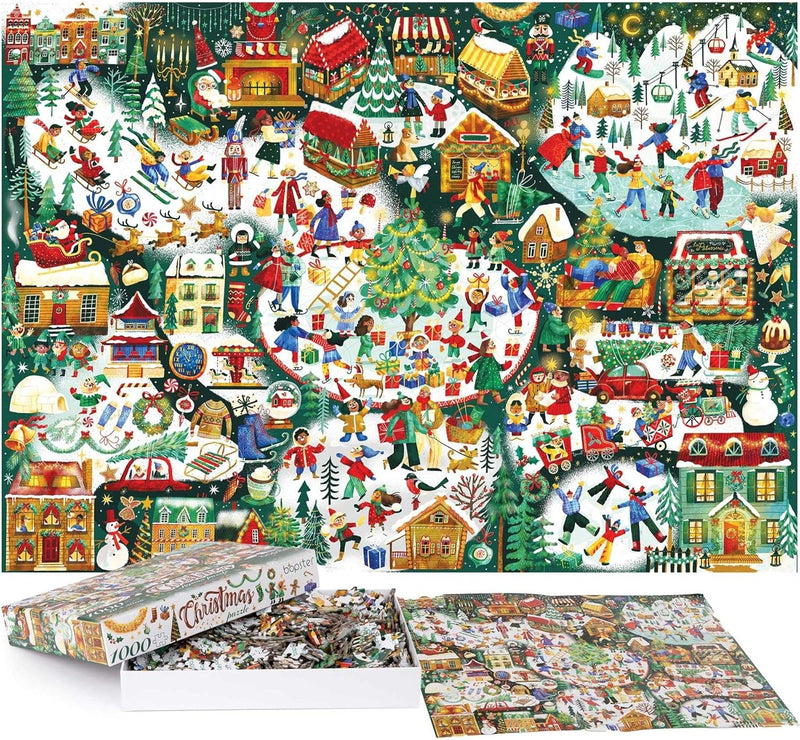 Bopster: Christmas Jigsaw Puzzle - 1000 Piece Board Game Bopster