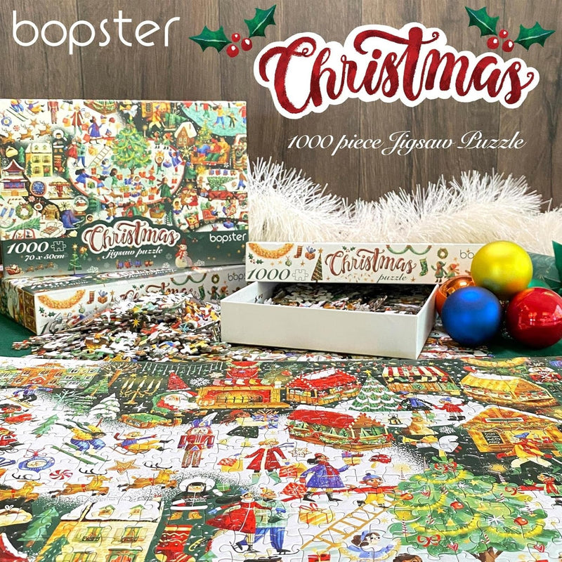 Bopster: Christmas Jigsaw Puzzle - 1000 Piece Board Game Bopster