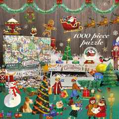 Bopster: Christmas Jigsaw Puzzle - 1000 Piece Board Game Bopster
