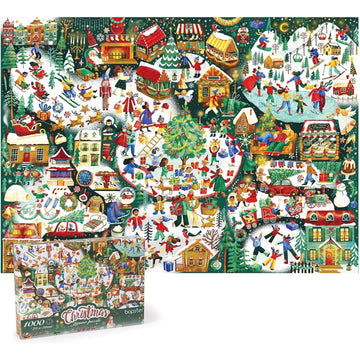 Bopster: Christmas Jigsaw Puzzle - 1000 Piece Board Game Bopster
