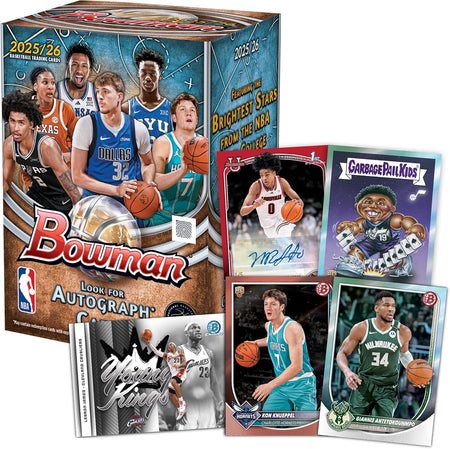 2025-26 Topps Bowman Basketball - Blaster Box (6 Packs) Sports Cards Topps
