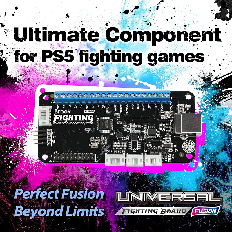 Brook Gaming: Universal Fighting Board Fusion for PS5 [Electronics] Electronics Brook Gaming   