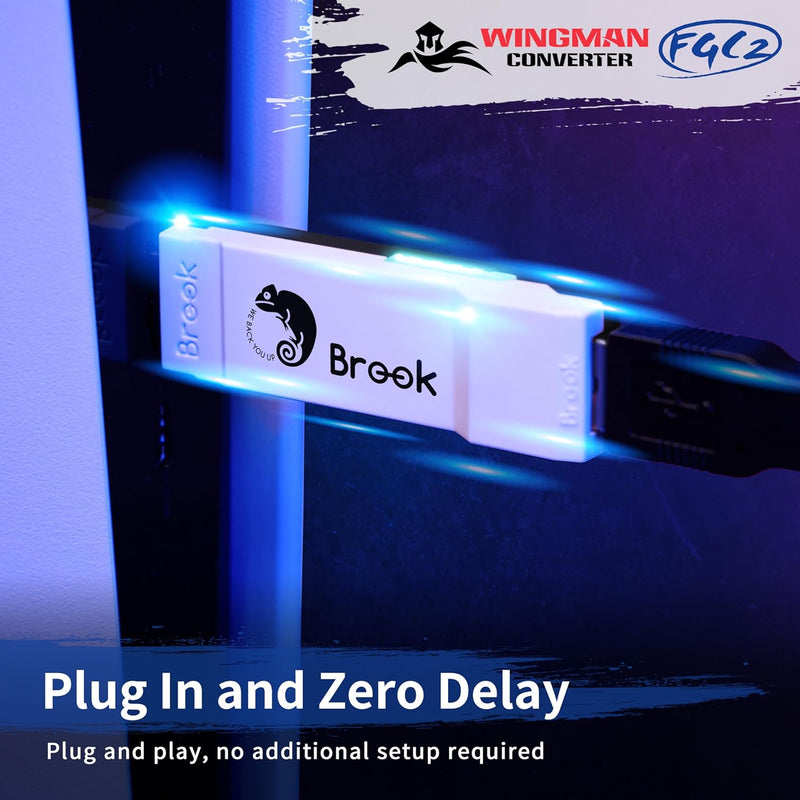 Brook Gaming: Wingman FGC 2 Converter - PS5 [Electronics] Electronics Brook Gaming