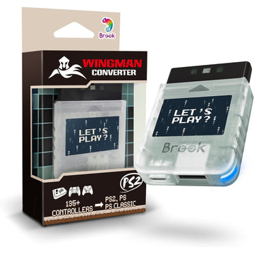 Brook Gaming: Wingman PS2 Transparent White Converter [Electronics] Electronics Brook Gaming