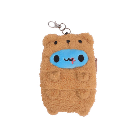 Bugcat Capoo: Brown Bear Capoo Plush Stretchable Ticket Holder Accessories Bugcat Capoo