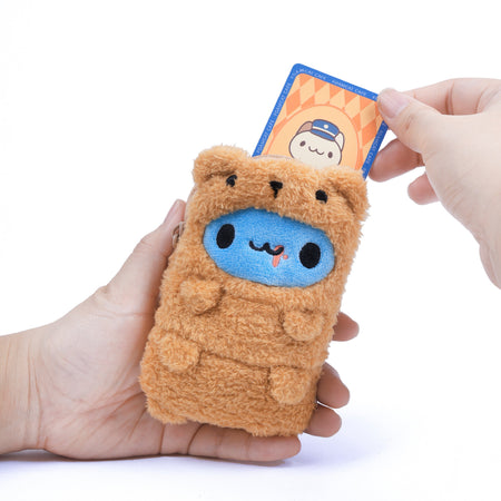 Bugcat Capoo: Brown Bear Capoo Plush Stretchable Ticket Holder Accessories Bugcat Capoo