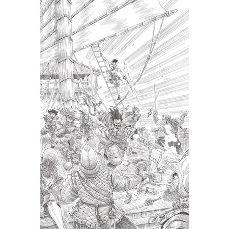 Brzrkr The Bleeding Tide: #1 [James Stokoe CVR H - 1:25] 2025 Comics Boom Studios