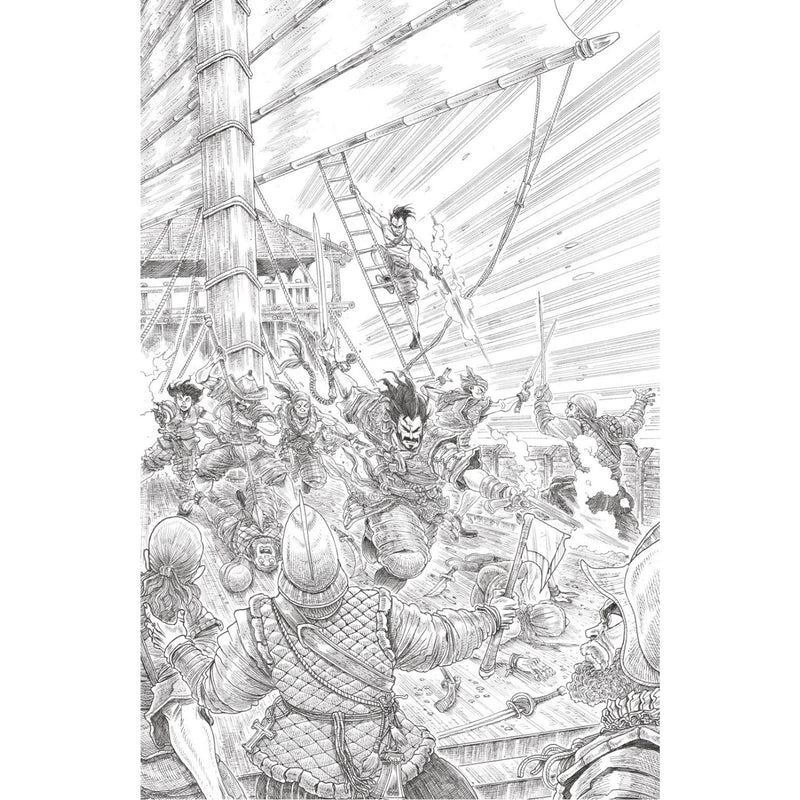 Brzrkr The Bleeding Tide: #1 [James Stokoe CVR H - 1:25] 2025 Comics Boom Studios