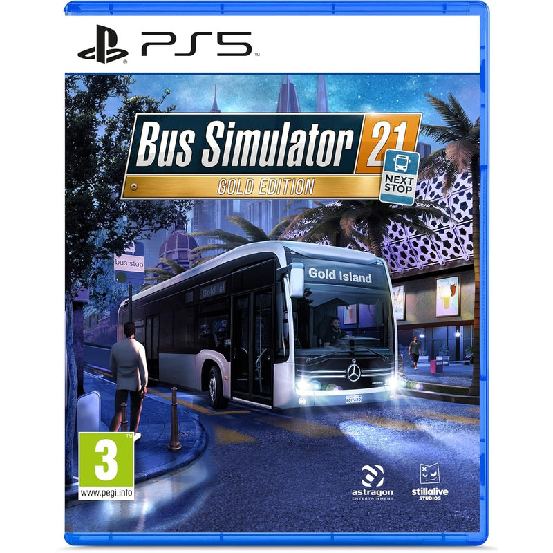 Bus Simulator 21: Next Stop Gold Edition [PlayStation 5] PlayStation 5 Video Game Astragon Entertainment