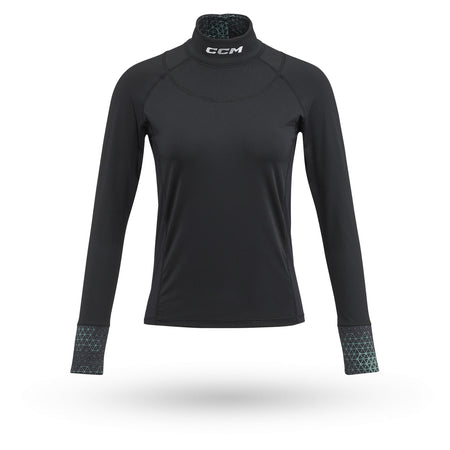 CCM: Woman's Neck Guard Shirt Black - [Medium] [Sporting Goods] Sporting Goods CCM