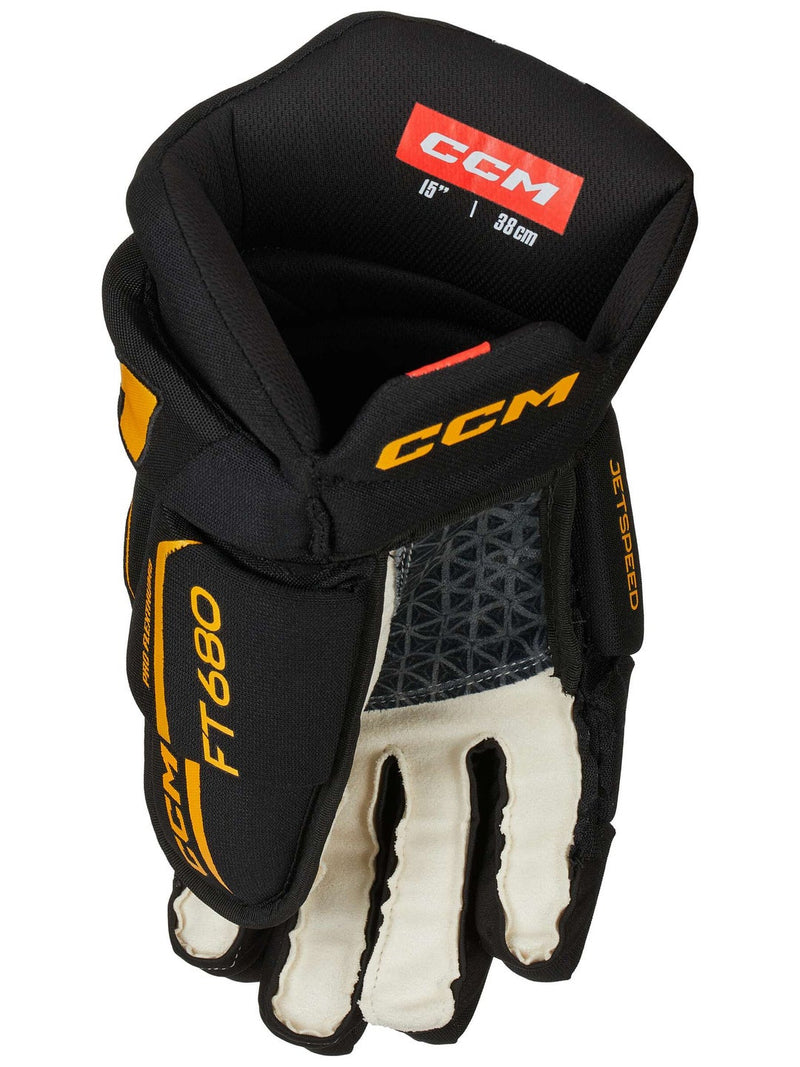 CCM: Jetspeed FT680 Senior 13" Hockey Gloves – Black [Sporting Goods] Sporting Goods CCM