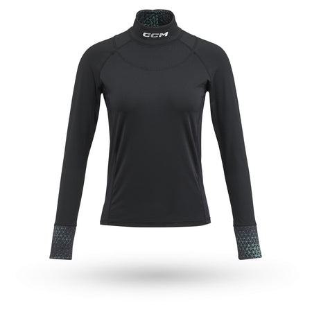 CCM: Women's Neck Guard Shirt Black - [Large] [Sporting Goods] Sporting Goods CCM
