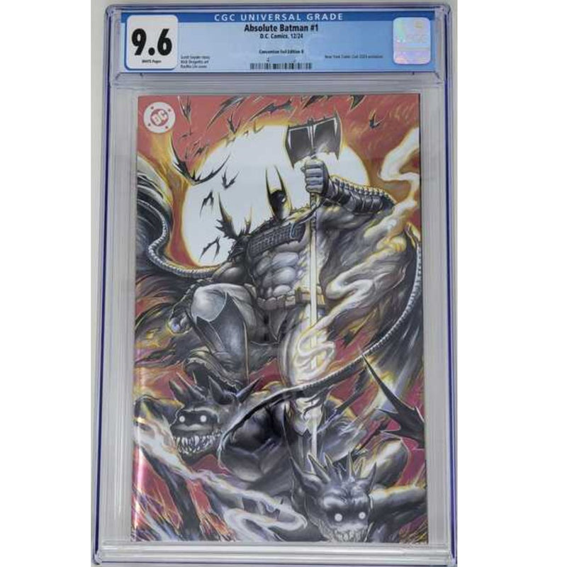 Graded: Absolute Batman: #1 [CGC 9.6 Rachta Lin NYCC Convention Foil Edition Cover B] 2024 Comics DC Comics