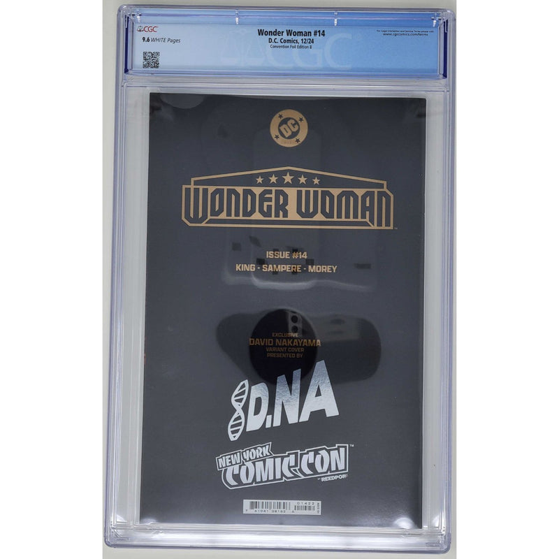 Graded: Wonder Woman: #14 [CGC 9.6 David Nakayama NYCC Exclusive Foil Cover B] 2024 Comics DC Comics