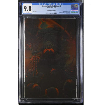 Venom: #3 [CGC 9.8 Ryan Stegman New York comic con Foil Facsimile] 2024 Comics Marvel Comics
