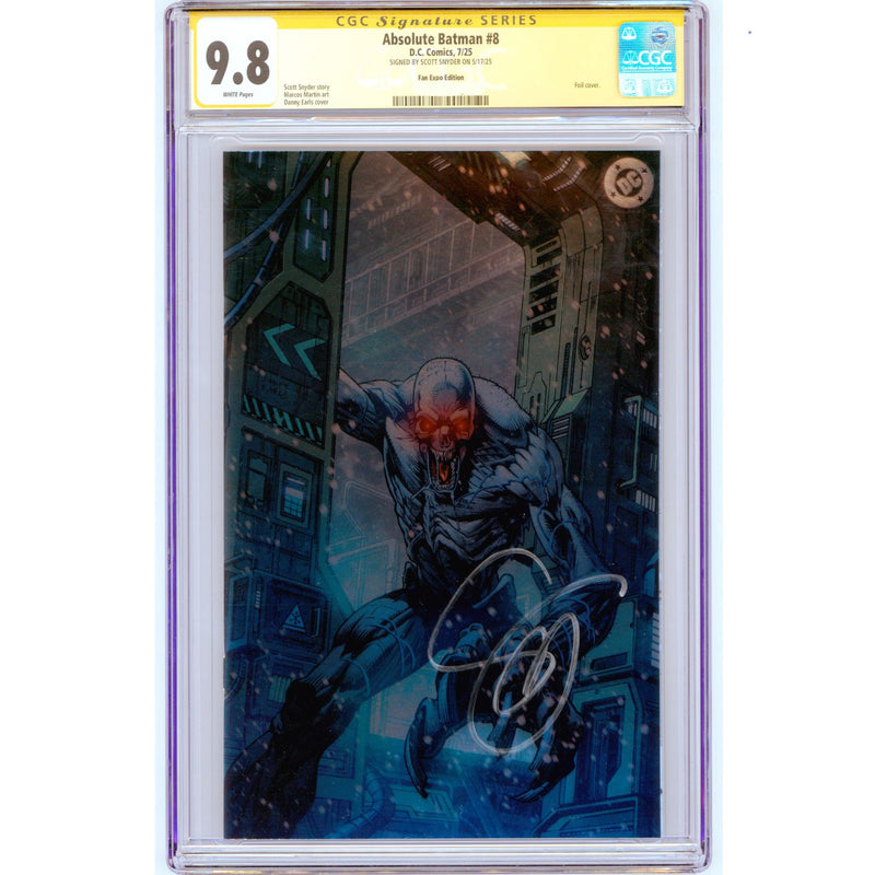 Absolute Batman: #8 [Scott Snyder CGC 9.8 Signature Series Earls Fan Expo] 2025 Comics DC Comics