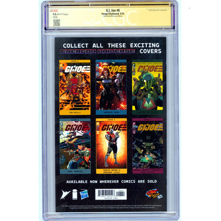 GI Joe #6 [Rose Besch CGC 9.8 Signature Series Fan Expo Spot Foil Virgin] 2025 Comics Image Comics